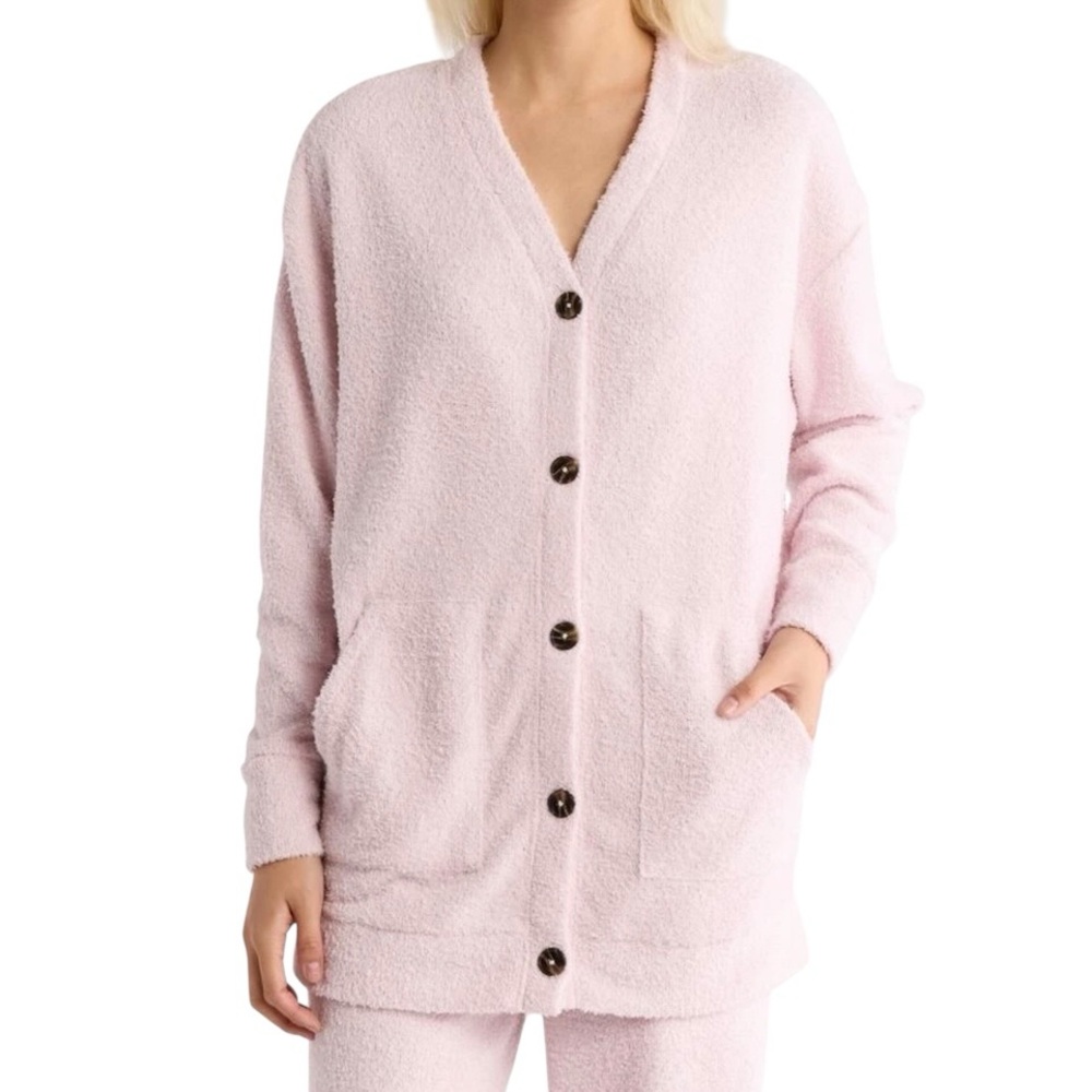 Honeydew Intimates Morning Bliss Oversized Cardigan Blush Pink L Cozy